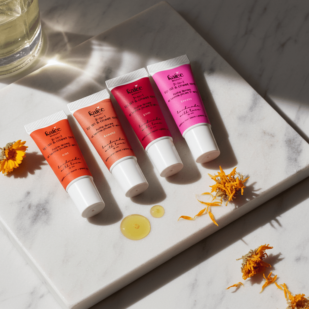 Lip Oil & Cheek Tint - Kalee Beauty