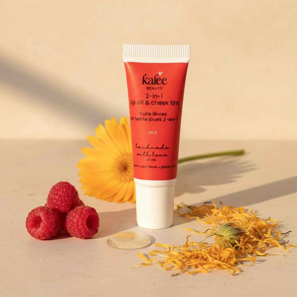 Lip Oil & Cheek Tint - Kalee Beauty